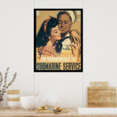 海底サービスWWII ポスター (キッチン)