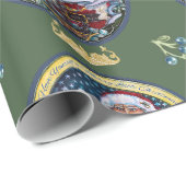 海底シーガルサンタ ラッピングペーパー (ロールコーナー)