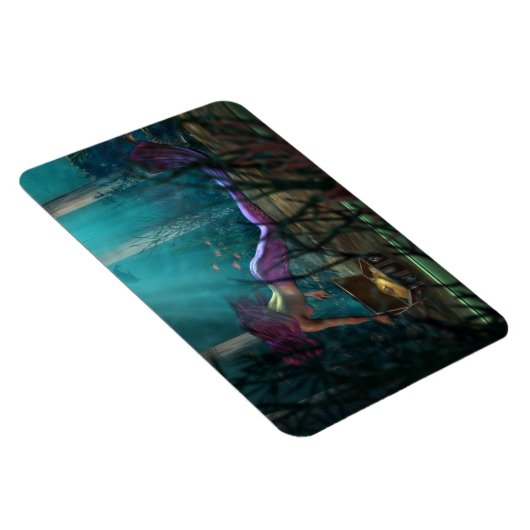 海底ファンタジーデジタルアートマーメイドと宝 マグネット (右側)