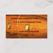 海底プロファイルカードテンプレート 名刺 (裏面)