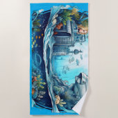 海底ワンダーランドシリーズビーチタオル ビーチタオル (正面)