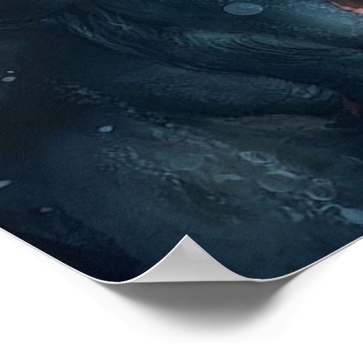 海底下海深度 ポスター (角)