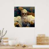 「海底二万里」のネモ船長（ナウティラスの） by NC ワイエス ポスター (キッチン)