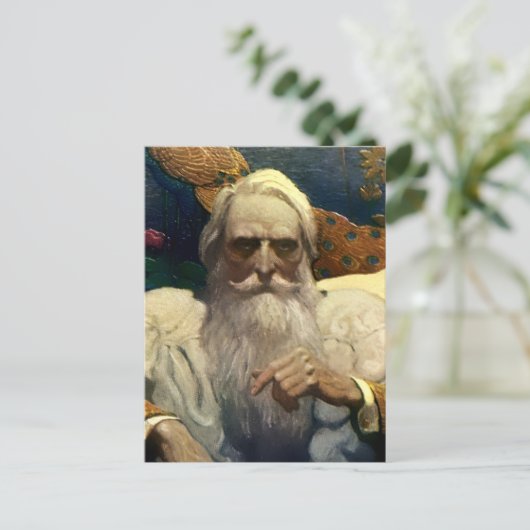 「海底二万里」のネモ船長(ナウティラスの) by NC ワイエス ポストカード (スタンド正面)