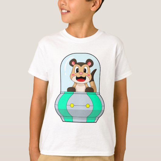 海底付きメルカット Tシャツ (正面)