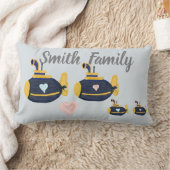 海底家族2の子供は名前をカスタマイズ ランバークッション (ブランケット)