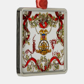 海底将校クレストクリスマスオーナメント メタルオーナメント (右)