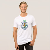 海底技術の紋章 トライブレンドTシャツ (正面全面)