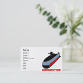 海底攻撃 名刺 (スタンド正面)