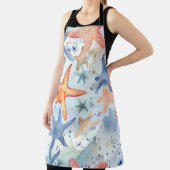 海底模様カラフル エプロン (インサイチュ)