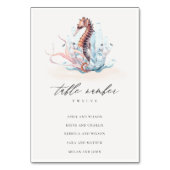 海底海藻サンゴ着座図 テーブルナンバー (正面)