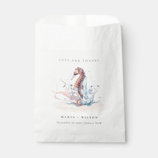 海底海藻結婚サンゴ フェイバーバッグ (正面)