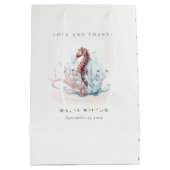 海底海藻結婚サンゴ ミディアムペーパーバッグ (裏面)