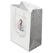 海底海藻結婚サンゴ ミディアムペーパーバッグ (裏面アングル)