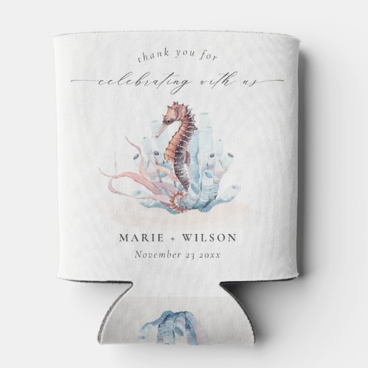 海底海藻結婚サンゴ 缶クーラー (裏面)