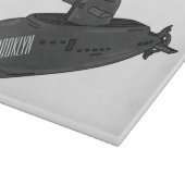 海底漫画イラストレーション カッティングボード (角)