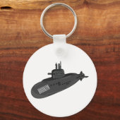 海底漫画イラストレーション キーホルダー (正面)