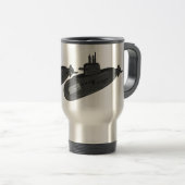 海底漫画イラストレーション トラベルマグ (正面右)