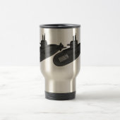 海底漫画イラストレーション トラベルマグ (中央)