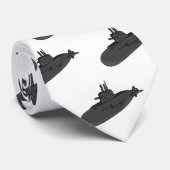 海底漫画イラストレーション ネクタイ (ロール)