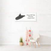 海底漫画イラストレーション 横断幕 (インサイチュ)