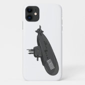海底漫画イラストレーション Case-Mate iPhoneケース (裏面)
