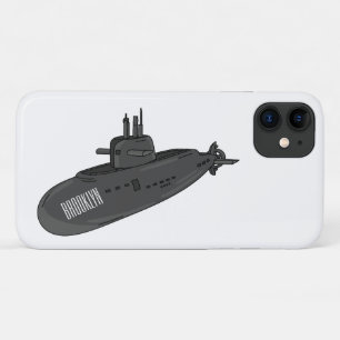 海底漫画イラストレーション iPhone 11 ケース