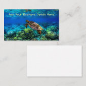 海底熱帯海亀サンゴ 名刺 (正面/裏面)