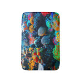 海底熱帯珊瑚礁 バスマット (正面縦)