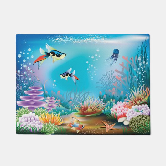 海底生命 ドアマット (正面)