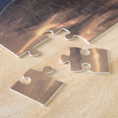 海底産のアカエイ ジグソーパズル (側面)