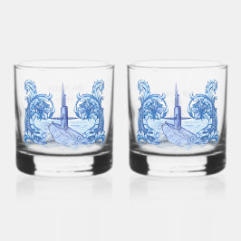 海底用ウイスキーの眼鏡ギフトセット ウイスキーグラス