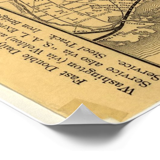 海底空路鉄道 ポスター (角)