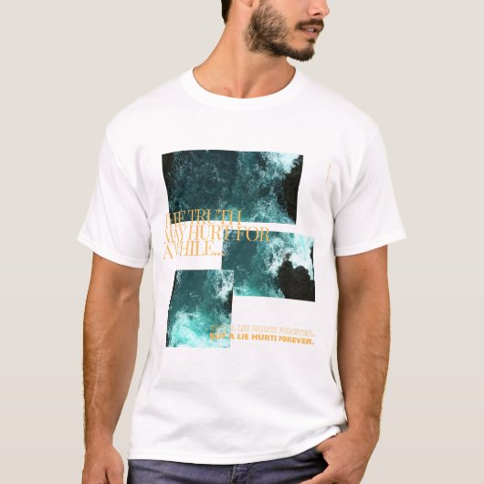 海引用文Tシャツ Tシャツ (正面)
