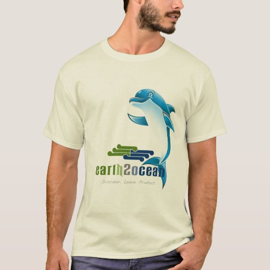 「海心配」のティー Tシャツ (正面)