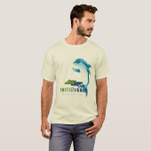 「海心配」のティー Tシャツ (正面フル)