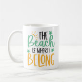 海恋人のモーニングカップ コーヒーマグカップ (左)