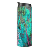 海恋人ワカメ水草ターコイズ文字 タンブラー (回転右)