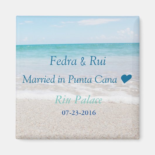 海恋人向け磁石 マグネット (正面)