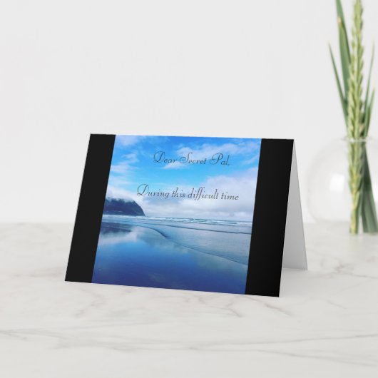 海悔やみや弔慰 カード (正面)