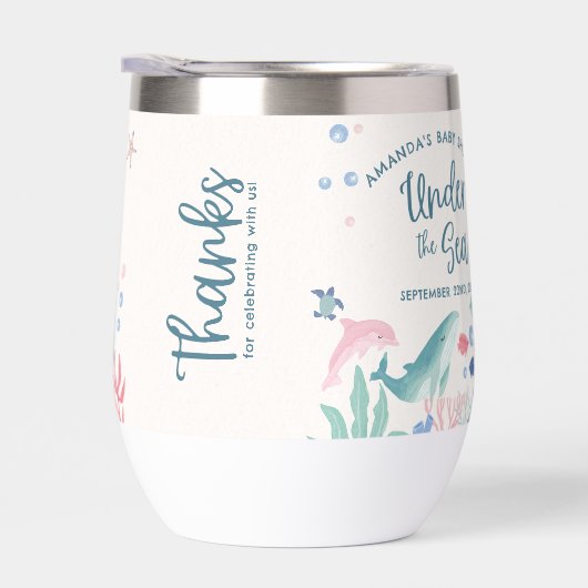 海感謝していの赤ん坊のシャワーの下 (右面)