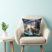 海戦婚約したの激海船 クッション (椅子)