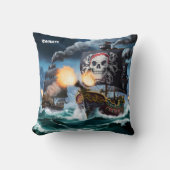 海戦婚約したの激海船 クッション (正面)