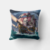 海戦婚約した海賊船 クッション (裏面)