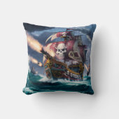 海戦婚約した海賊船 クッション (正面)