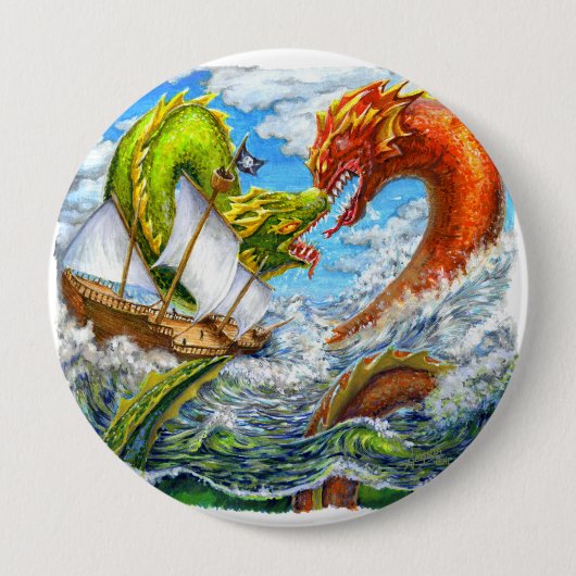 海戦 缶バッジ (正面)