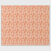 海手描き模様 ラッピングペーパー (フラット)