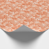 海手描き模様 ラッピングペーパー (角)