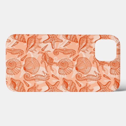 海手描き模様 Case-Mate iPhoneケース (裏面 (横))