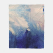 海抽象芸術芸術 フリースブランケット (正面)